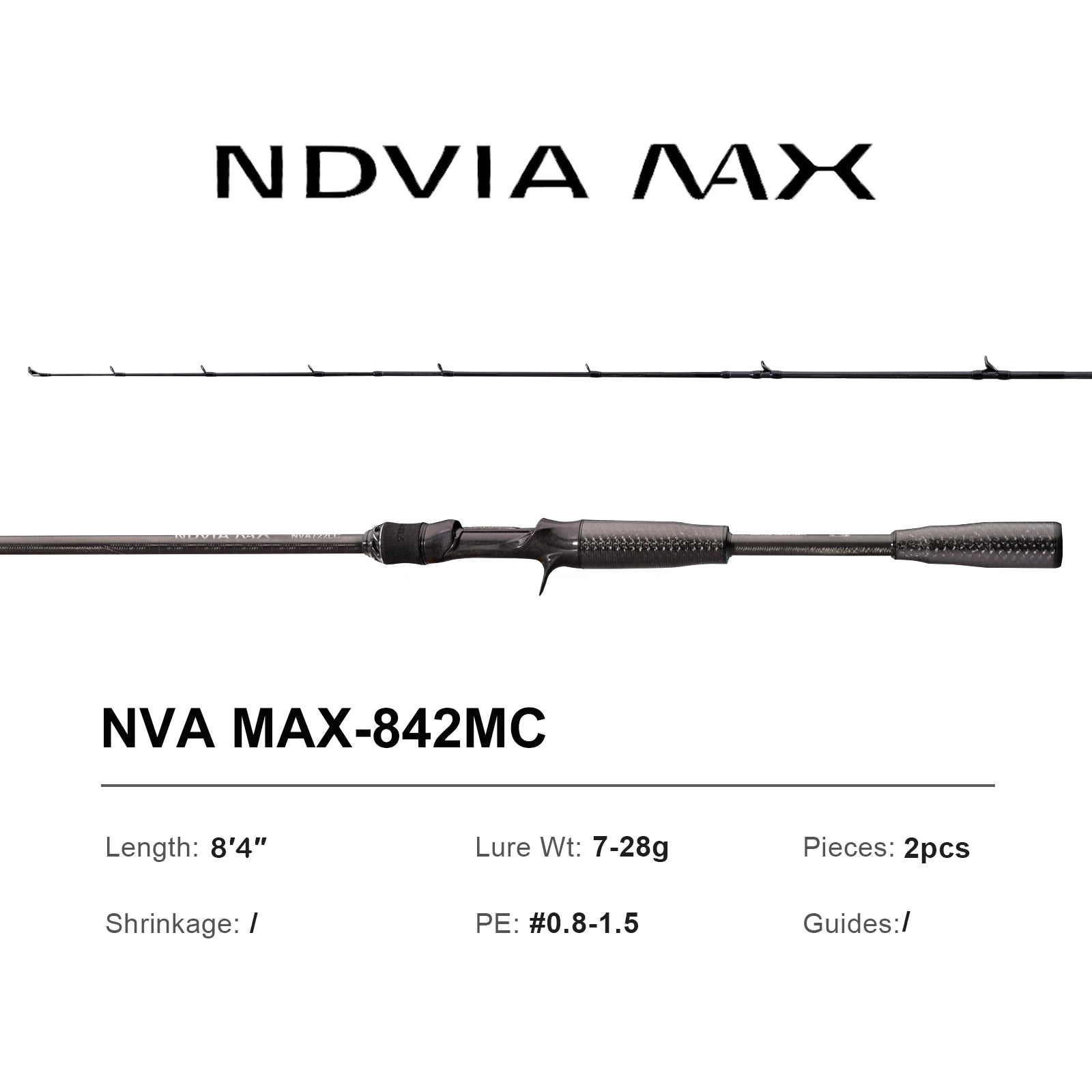 PURELURE NEW NDVIA MAX Ajing And Eging Tubular Tip 8FT 8.3FT 8.6FT 1.2-10G Soft Lure And EGI F/MF Action Perch Pike Zander Squid