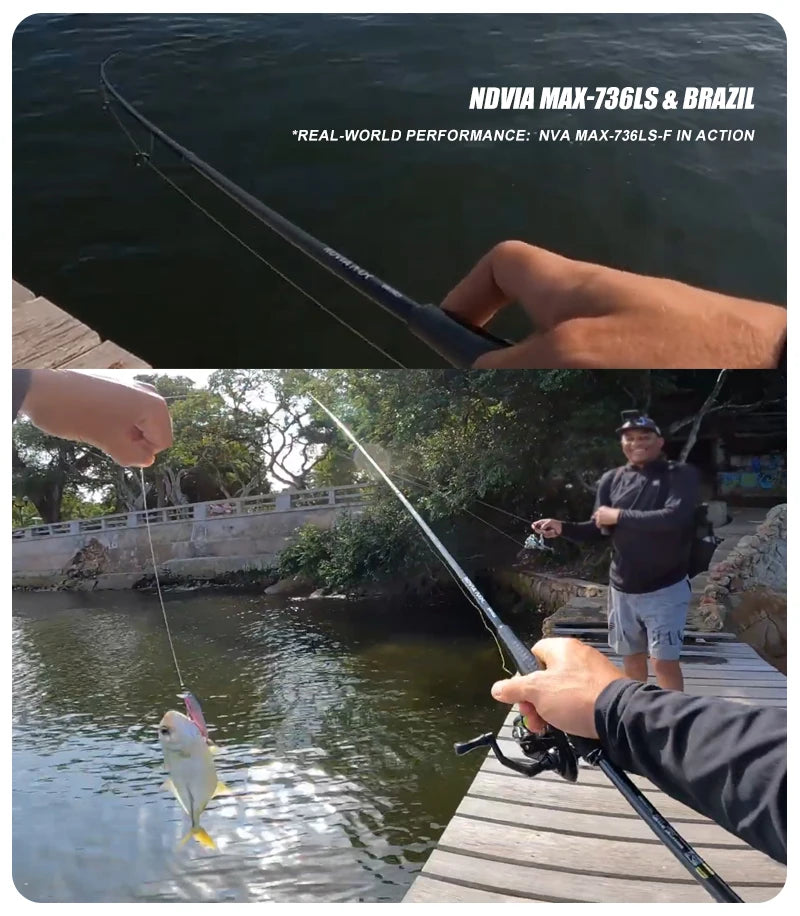 PURELURE NEW NDVIA MAX Ajing And Eging Tubular Tip 8FT 8.3FT 8.6FT 1.2-10G Soft Lure And EGI F/MF Action Perch Pike Zander Squid
