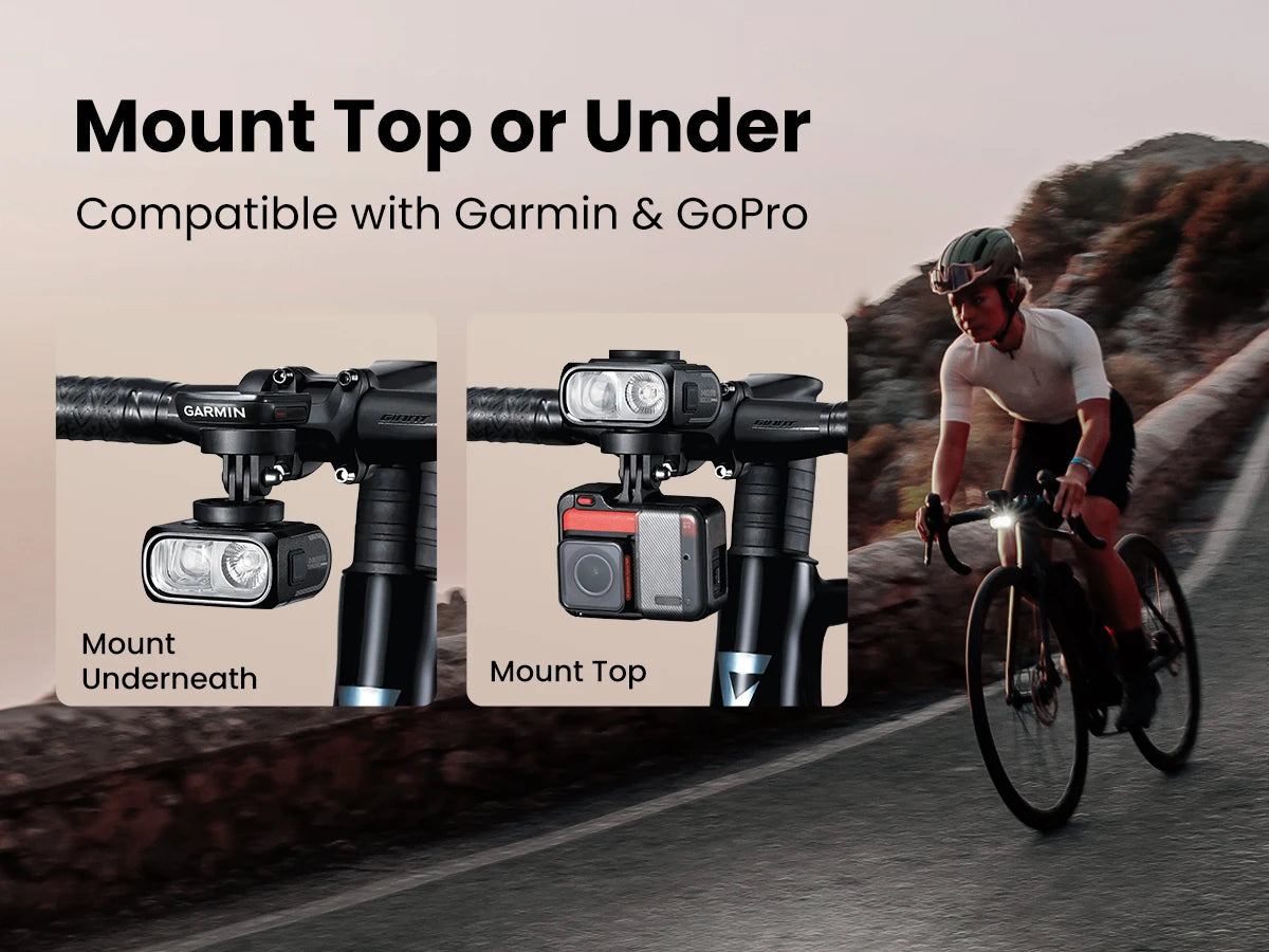 Magicshine HORI 1300PRO Dual Mounted Bike Light,Cut-off Line Beam Bicycle Light With ANT+ ,Compatible With Shimano Di2 System