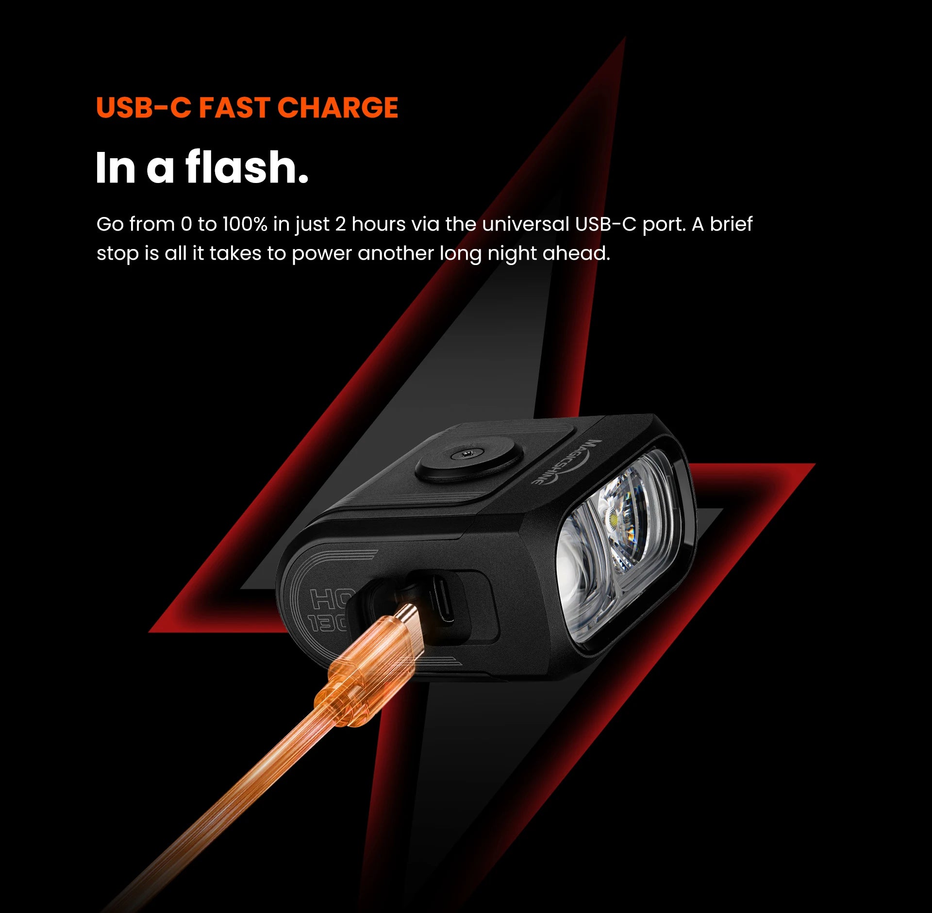 Magicshine HORI 1300PRO Dual Mounted Bike Light,Cut-off Line Beam Bicycle Light With ANT+ ,Compatible With Shimano Di2 System