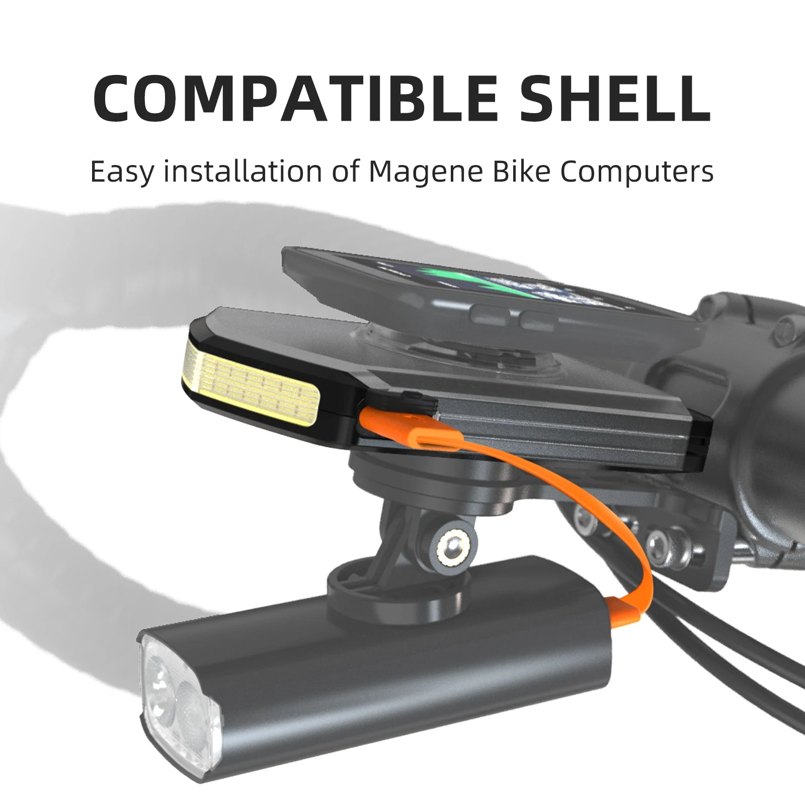 CYCLAMI RVL01 Bicycle Headlight Bike Light Cycling 5000mAh Type-C Charging Front Lamp For Garmin XOSS IGPSPORT COOSPO GEOID