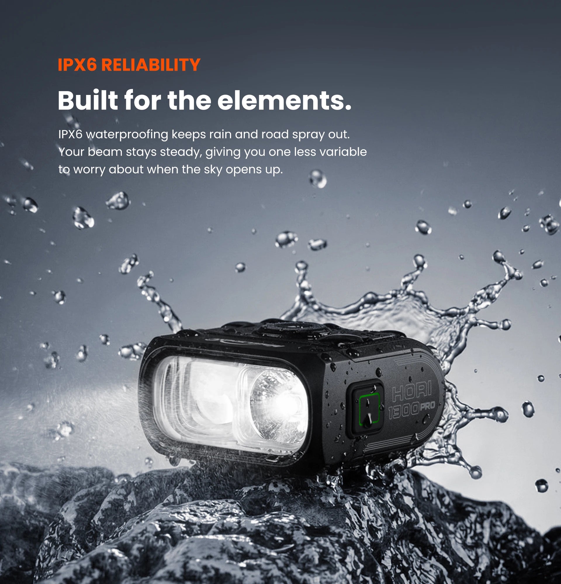 Magicshine HORI 1300PRO Dual Mounted Bike Light,Cut-off Line Beam Bicycle Light With ANT+ ,Compatible With Shimano Di2 System