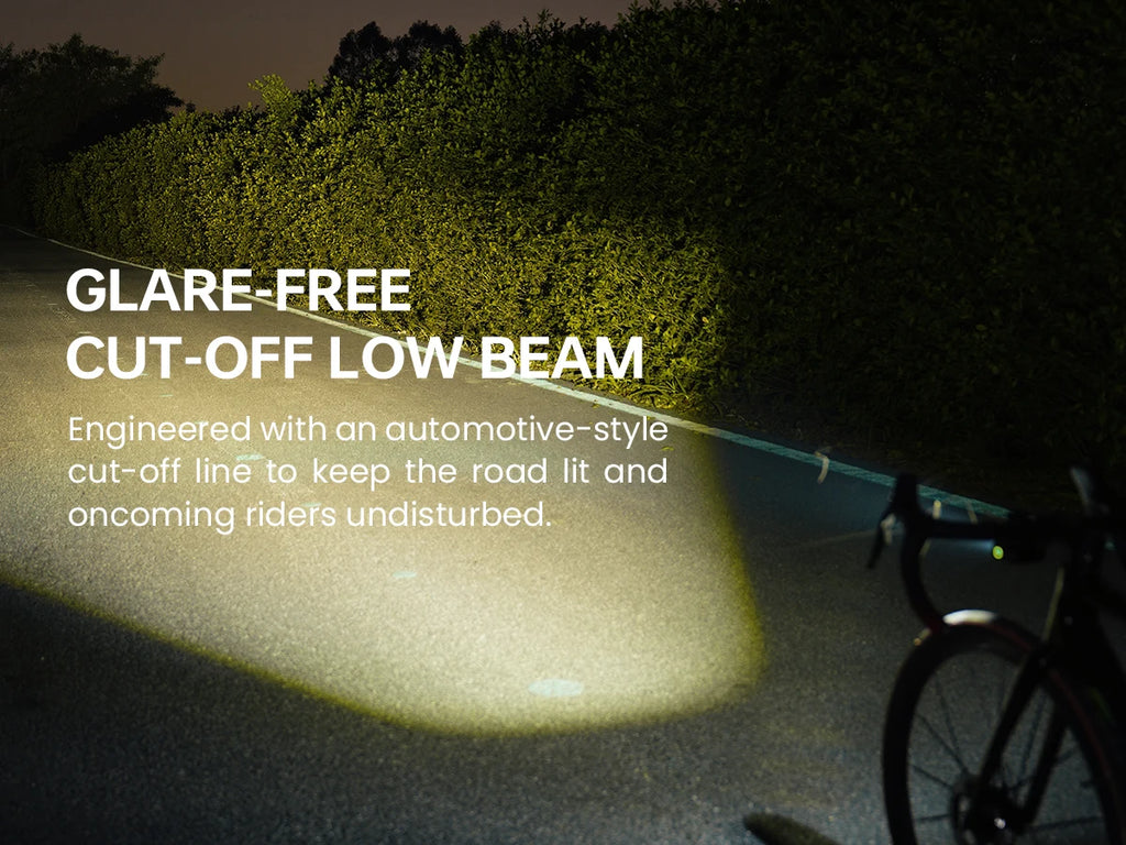 Magicshine HORI 1300PRO Dual Mounted Bike Light,Cut-off Line Beam Bicycle Light With ANT+ ,Compatible With Shimano Di2 System