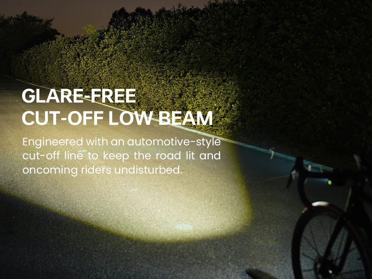 Magicshine HORI 1300PRO Dual Mounted Bike Light,Cut-off Line Beam Bicycle Light With ANT+ ,Compatible With Shimano Di2 System