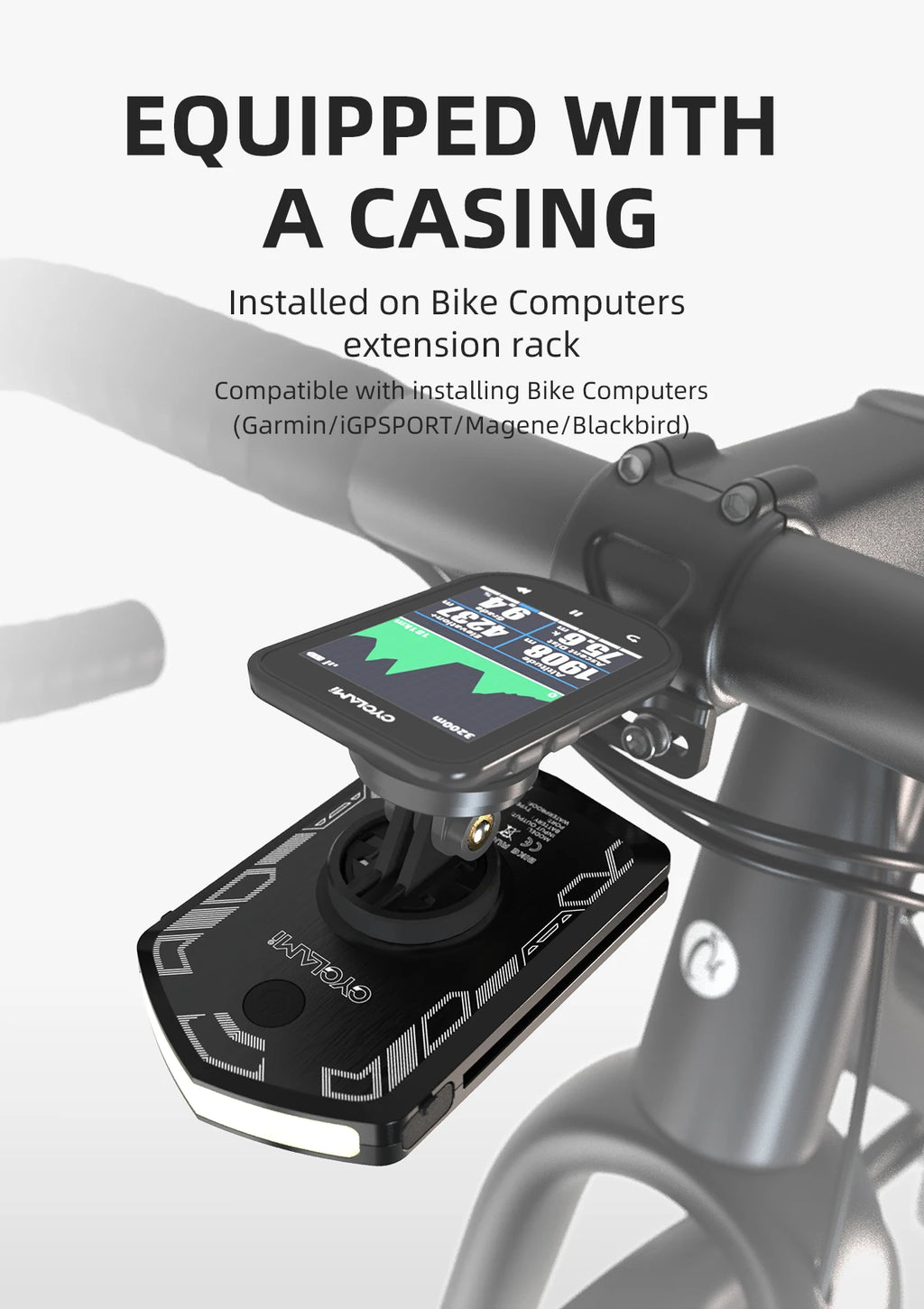 CYCLAMI RVL01 Bicycle Headlight Bike Light Cycling 5000mAh Type-C Charging Front Lamp For Garmin XOSS IGPSPORT COOSPO GEOID