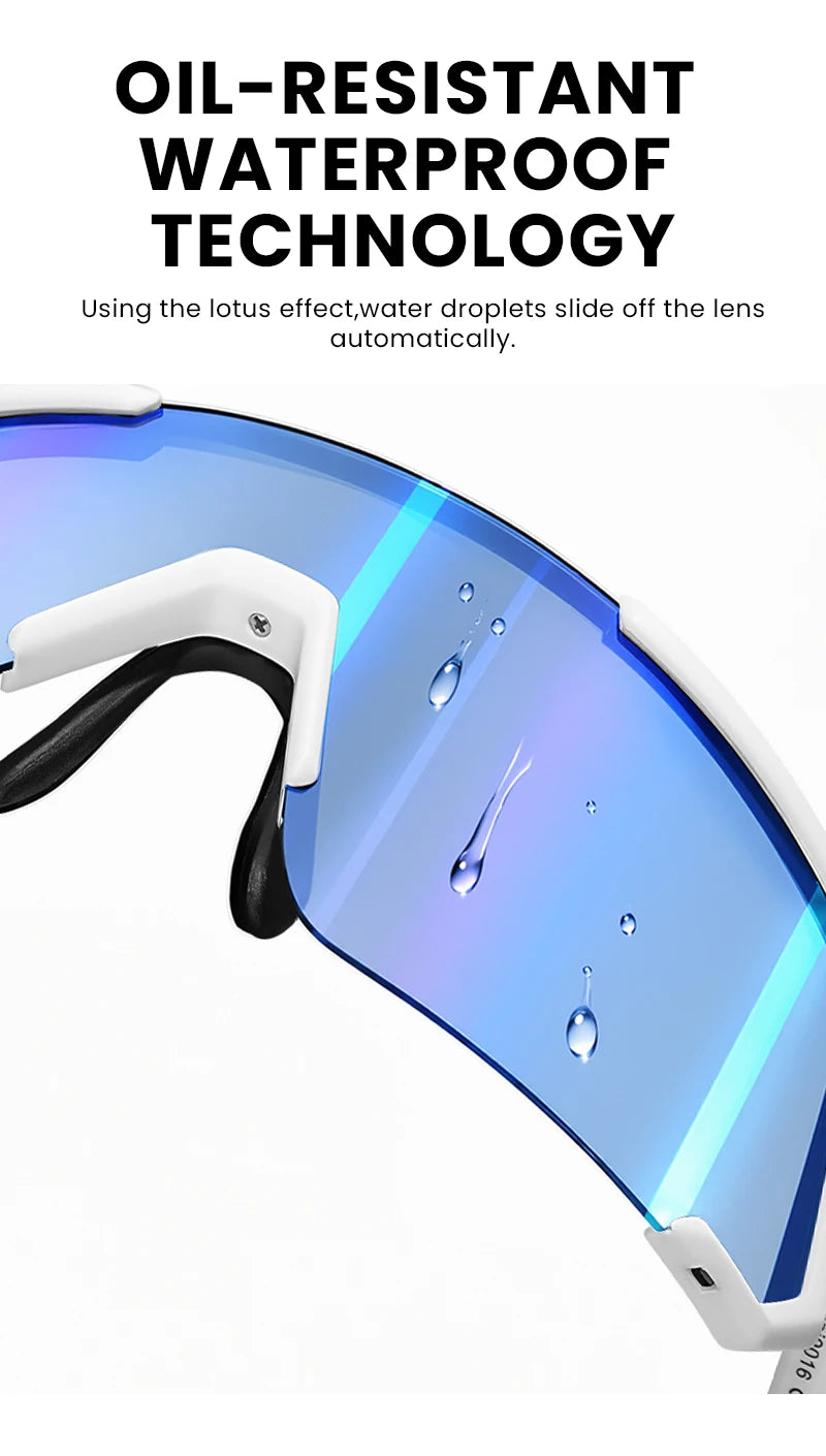 BUCKLOS Polarized Cycling Glasses UV400 Outdoor Sports Sunglasses Men Women MTB Cycling Goggles Road Bike Eyewear